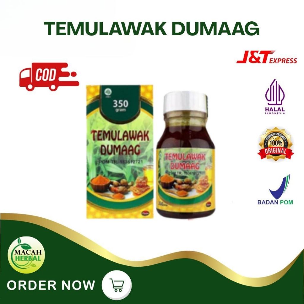 

MADU TEMULAWAK DUMAAG ORIGINAL BPOM / MADU MAAG & GERD / MADU KUNING KHARISMA 350GR / MADU UNTUK ASAM LAMBUNG