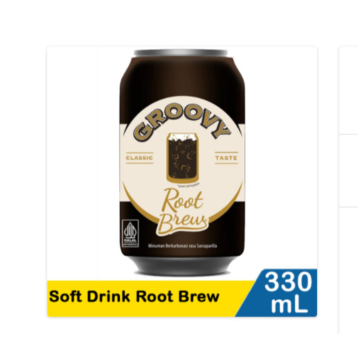 

groovy soft drink root brew 330ml