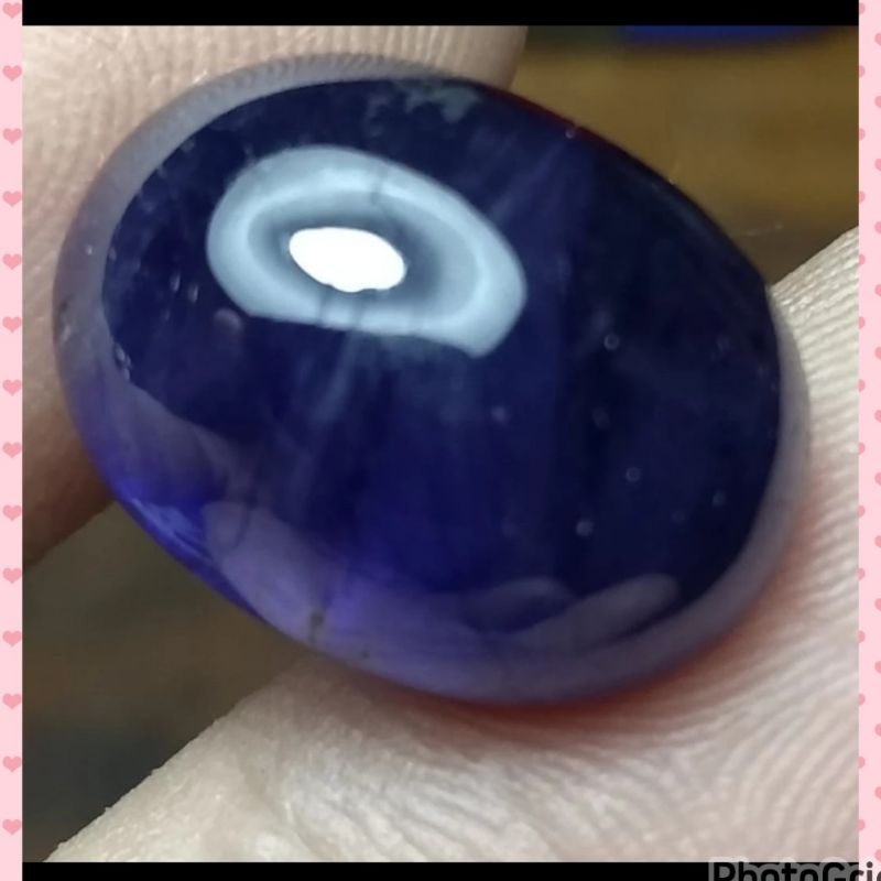 natural batu mulia sapphire 19.25ct natural blue safir