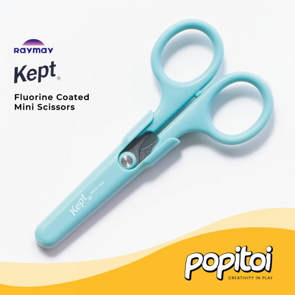 

Raymay Kept Fluorine Coated Mini Scissors Gunting Anti Lengket Karat Non Stick