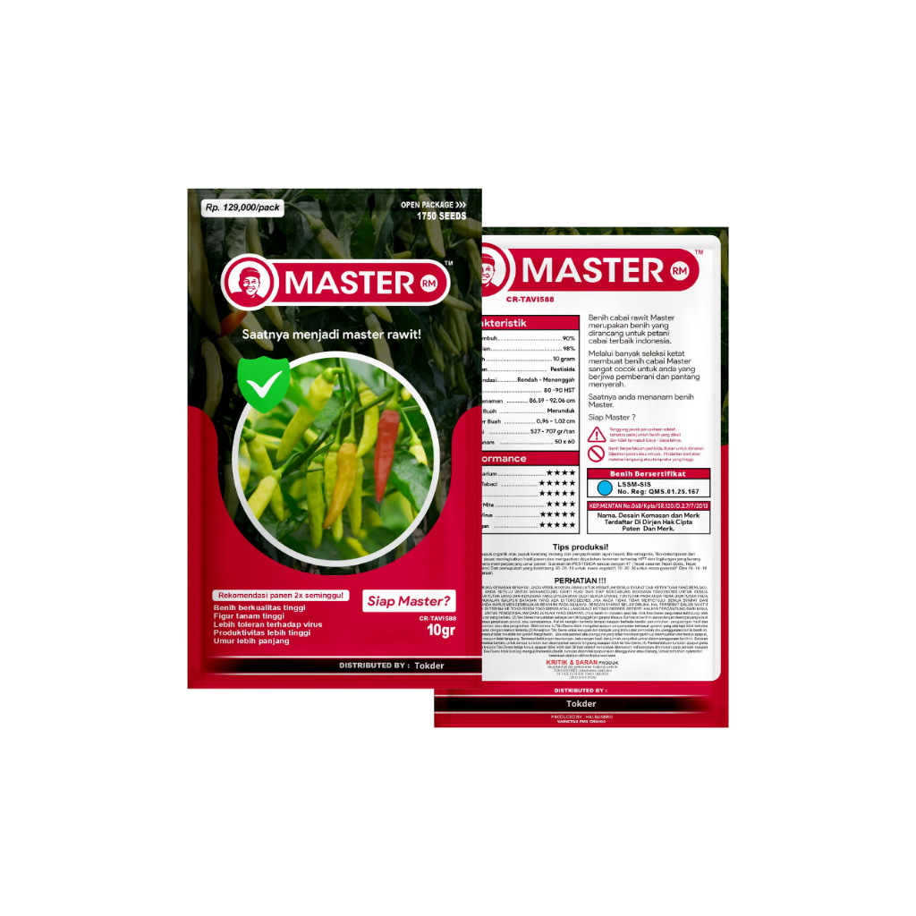 DISKON MASTER - BENIH CABE RAWIT 1750 BUTIR