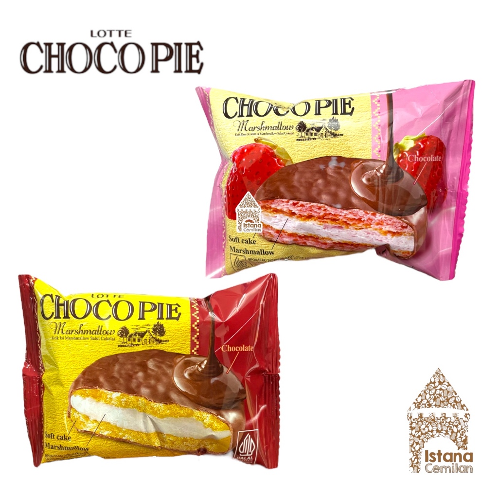 

Lotte Choco / Strawberry Pie Marshmallow SATUAN 26 gram