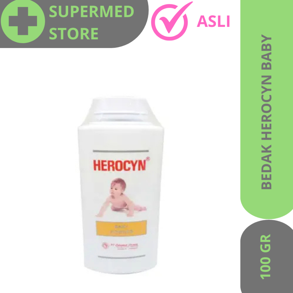 Herocyn Baby Powder / Bedak Gatal Anak Bayi Ruam Popok 100 Gr