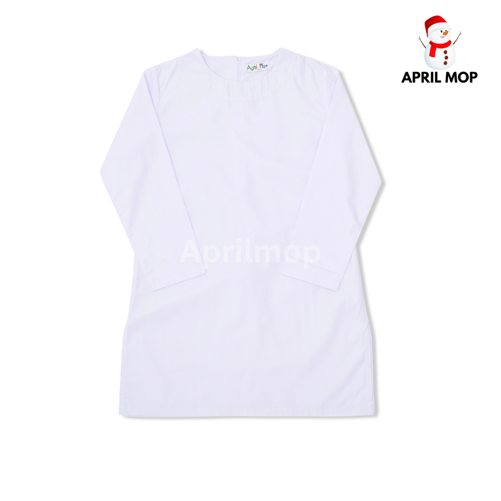 

APRIL MOP Seragam Sekolah BAJU KURUNG PUTIH PANJANG