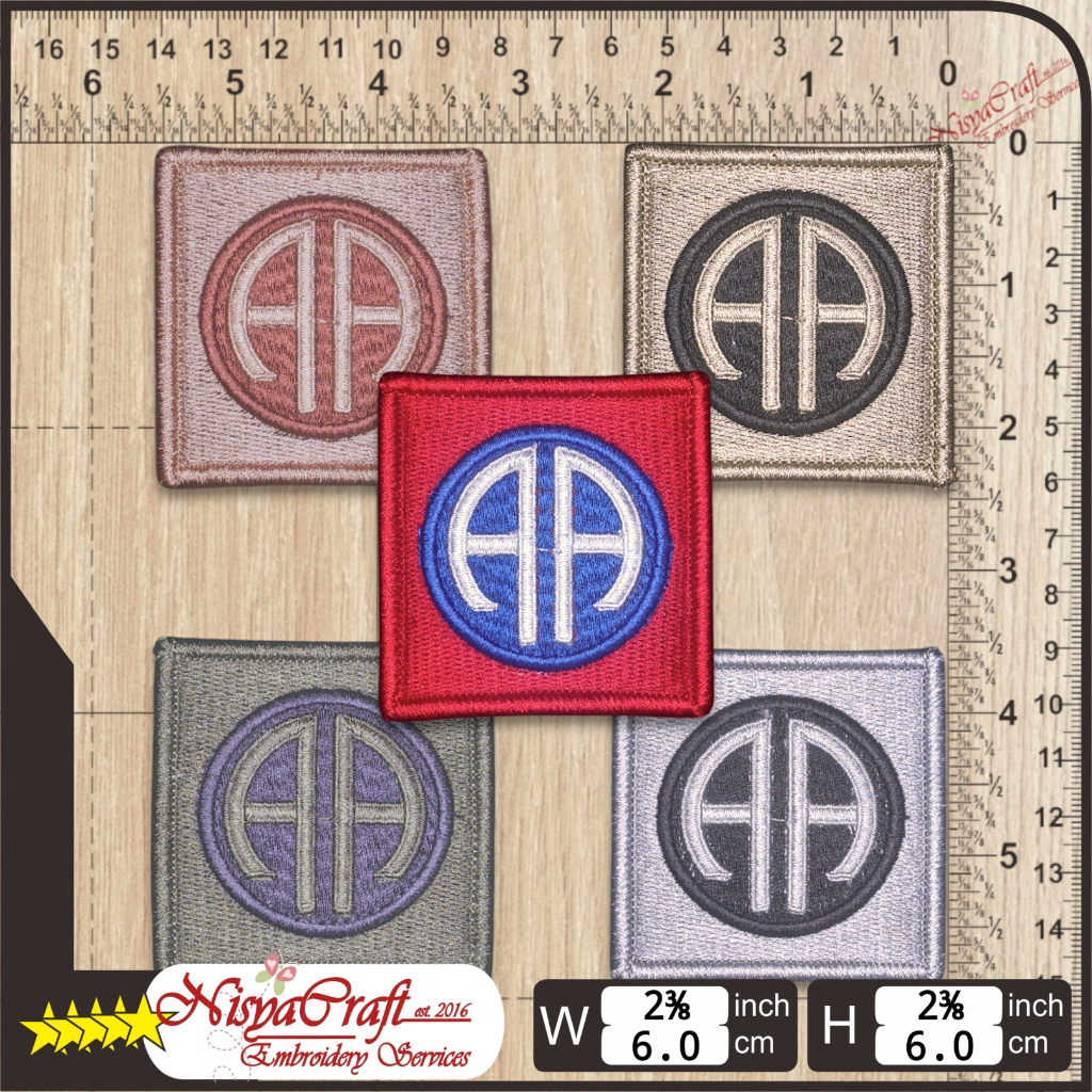 NCEP0101-0044 US ARMY 82nd Airborne Infantry Division | DIVISION | Shoulder Sleeve Insignia (SSI)  P