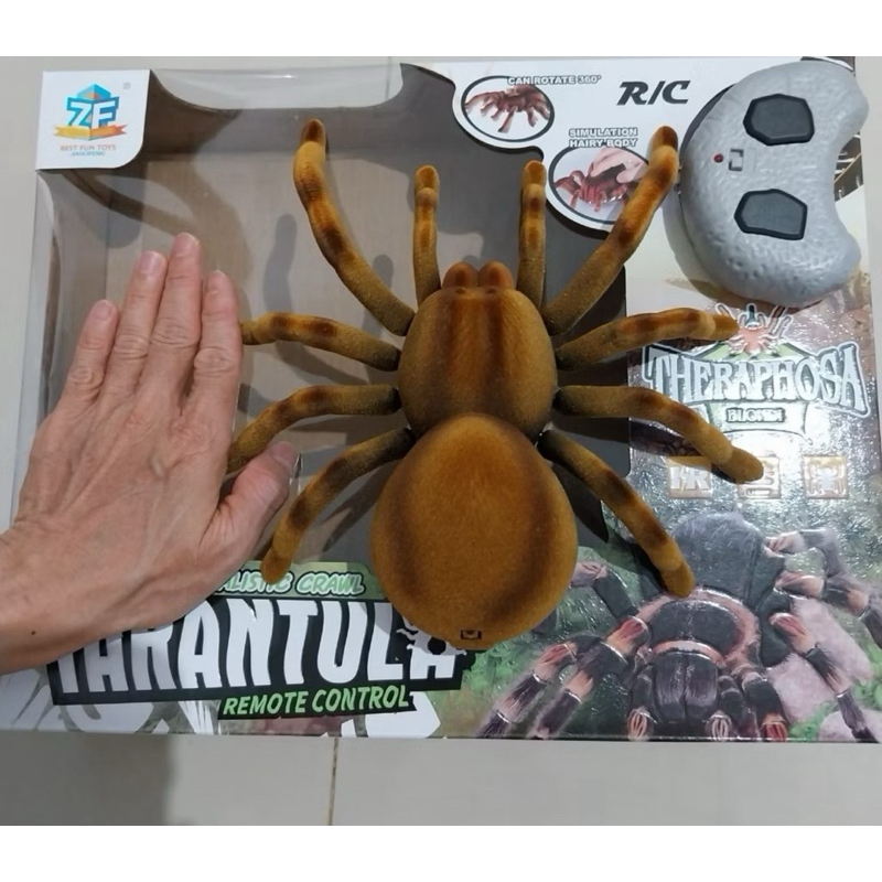 PREMIUM REMOTE CONTROL KELABANG LIPAN SERANGGA REPTIL INSECT KECOA TARANTULA LABA LABA SPIDER RC ROB