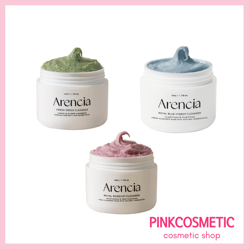 Arencia Cleanser (Arencia Fresh Green Cleanser, Arencia Royal Rosehip, Arencia Royal Blue Hyssop) 12