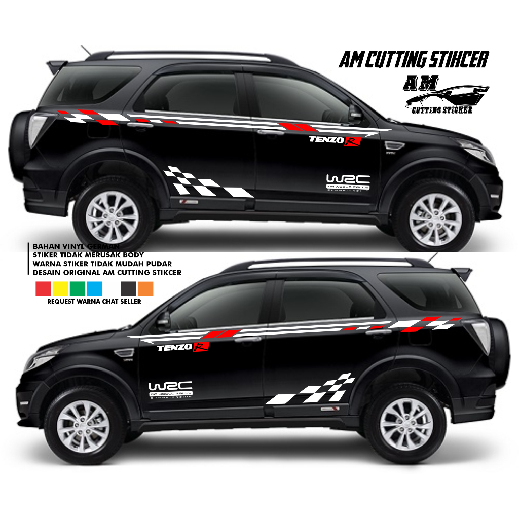 Stiker Mobil Toyota Rush List Body Samping Mobil Toyota Rush Stiker Mobil Toyota Rush Terbaru