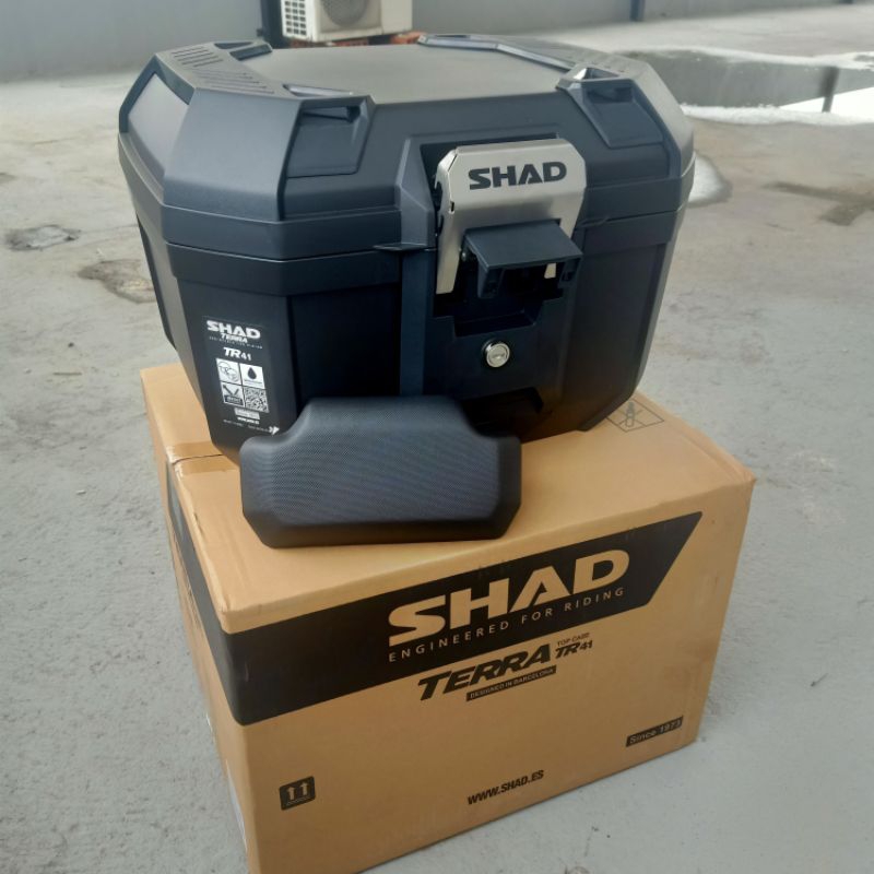 Box Shad Terra TR41 Black Top Box - Top Box TR41 AIuminium Terbaru ORIGINAL SHAD NEW SERIES TERRA TR