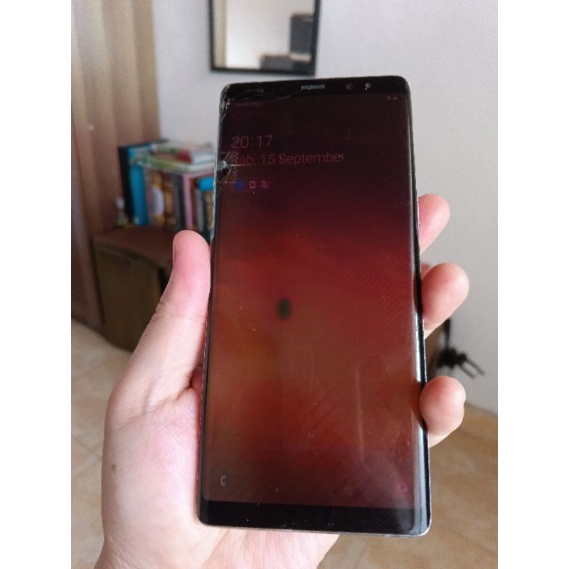 Samsung Galaxy Note 8 minus lcd mesin normal.