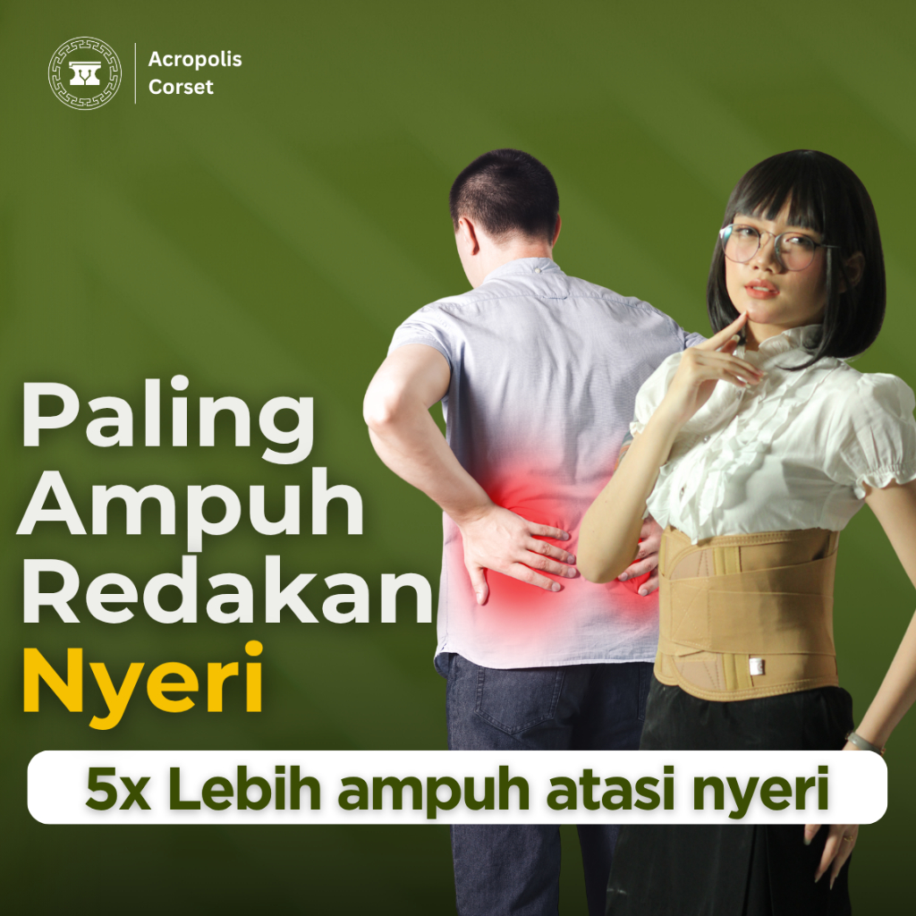 Promo Terbaru Korset Nyeri Pinggang / Korset Sakit Pinggang / Korset Hnp / Korset Lbp / Korset