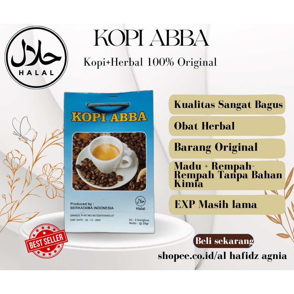 

Kopi Abba Penambah Stamina Pria Kuat Tahan Lama Joss Dan Jantan 100% Original