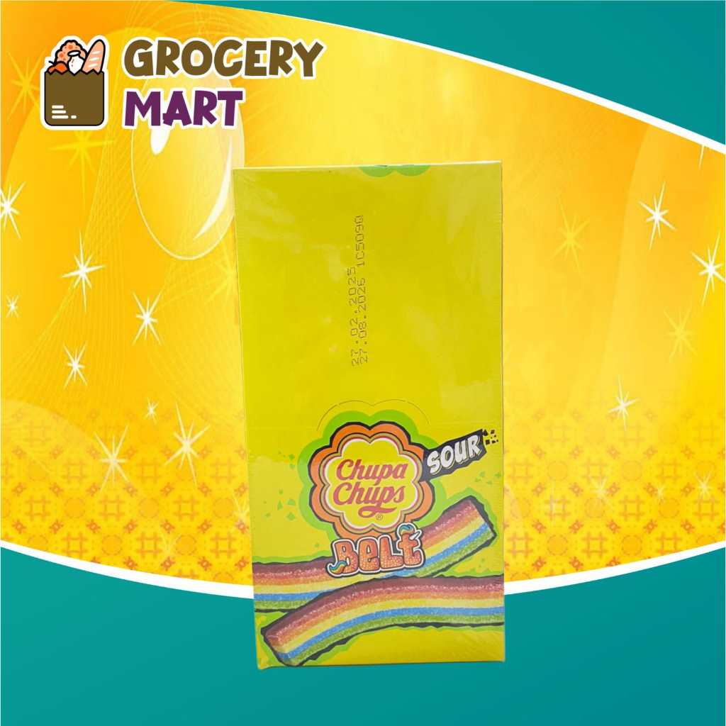 

(BOX) CHUPA CHIPS Belt Sour Kembang Gula Jeli Aneka Buah 168gr