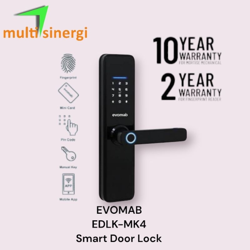 Evomab EDLK-MK4 Smart Door Lock Digital