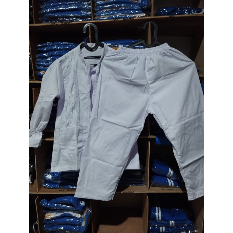 SERAGAM AL AZHAR MUSLIM TK PEREMPUAN MODEL RENDA