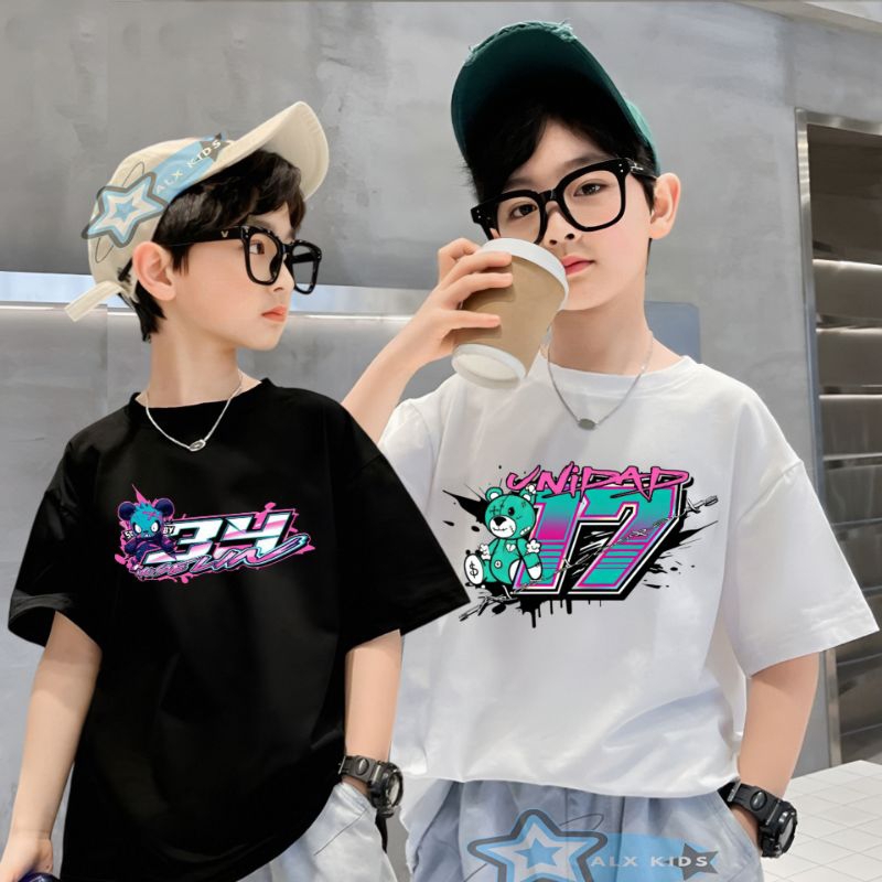 Kaos UNIDAD 17 Anak laki laki /Umur 6-14 Tahun /Baju kaos anak tanggung cowok / Baju Anak laki laki 
