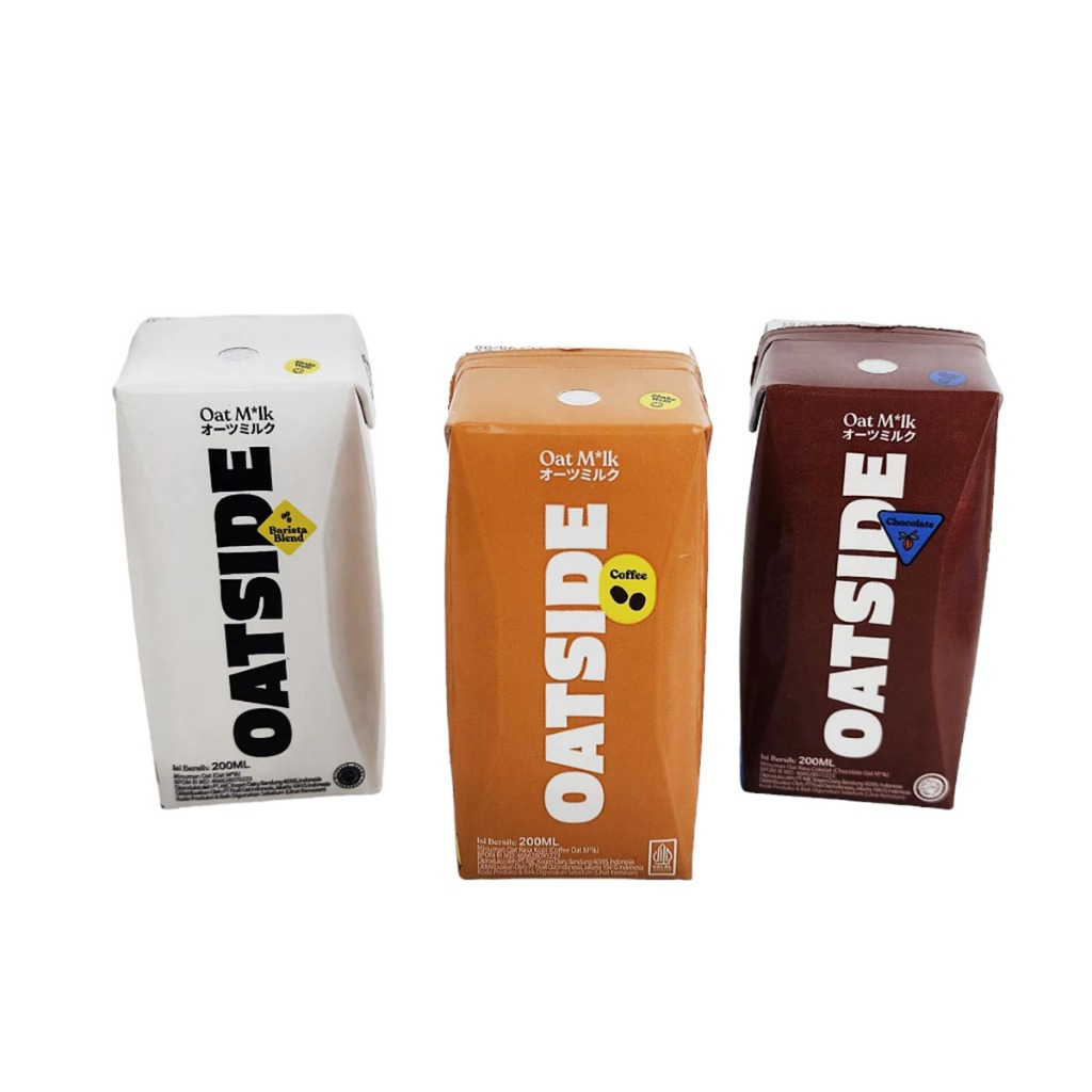 

Oatside / Caramel Machiato / Milk ChocoMALT / Coklat / Milk Coffee / Milk Barista Blend 200 ml