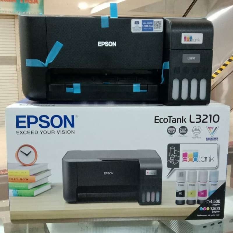Printer Epson L3210 baru dan bergaransi resmi epson Indonesia Epson L3210 All in one printer Printer