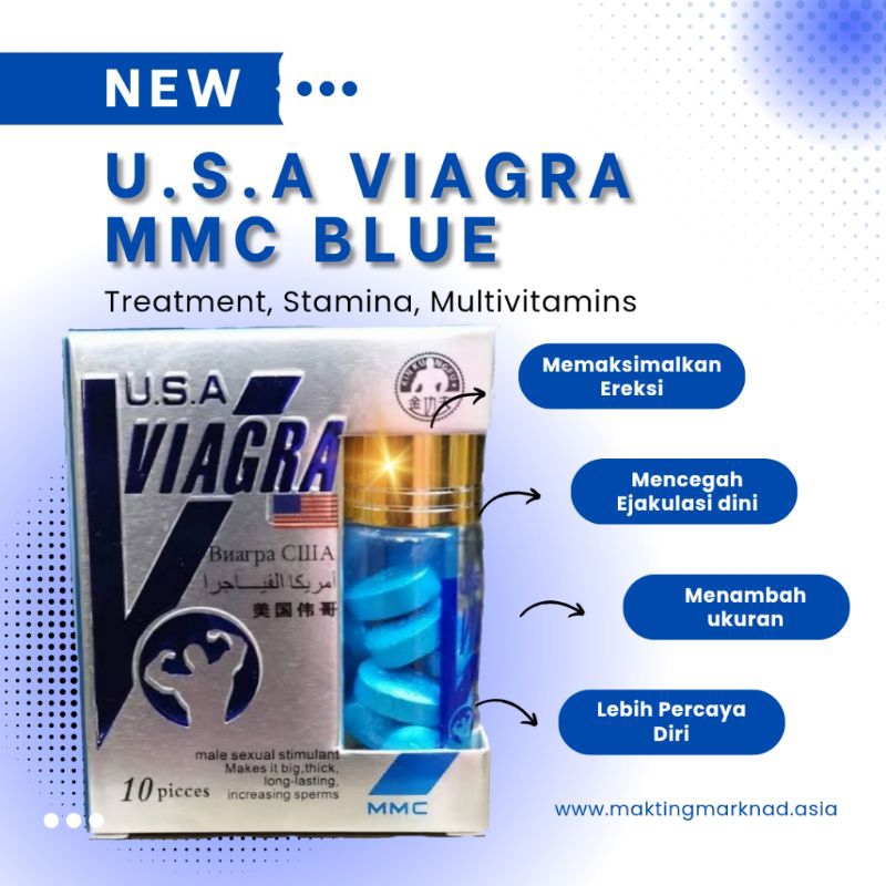 VIAGRA MMC BLUE USA ® OBAT STAMINA PRIA AMAN TANPA EFEK SAMPING