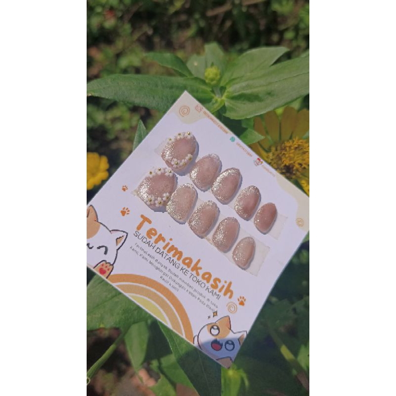 KUKU PALSU/WEDDING/NAIL ART/WISUDA/CAT EYE/DLL