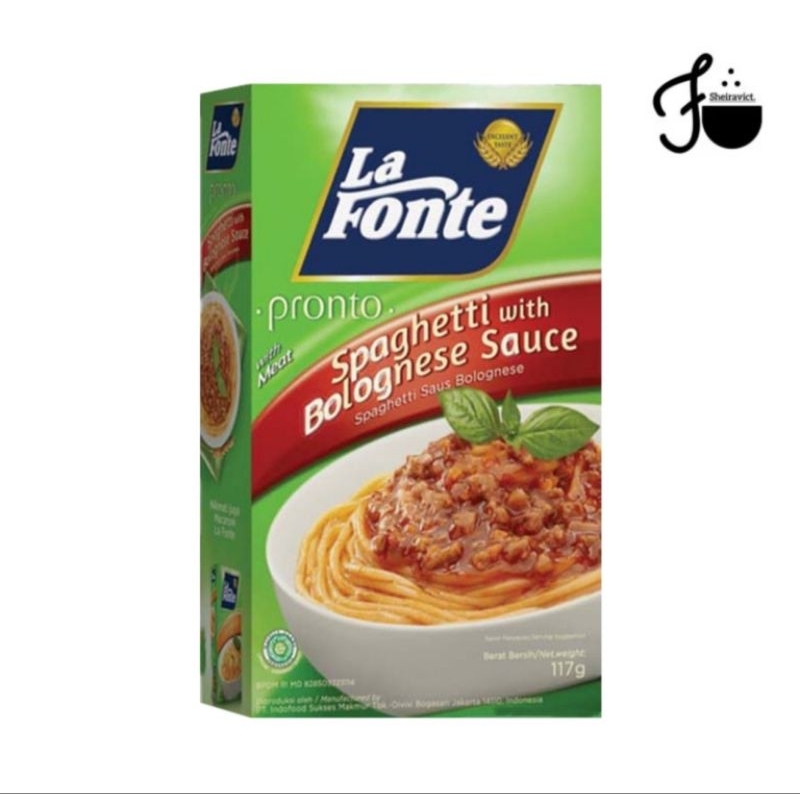 

La Fonte Spageti Saus Bolognese 117g