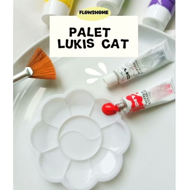 

Palet Lukis/Cat/Painting/Painters palette plastik bunga kecil