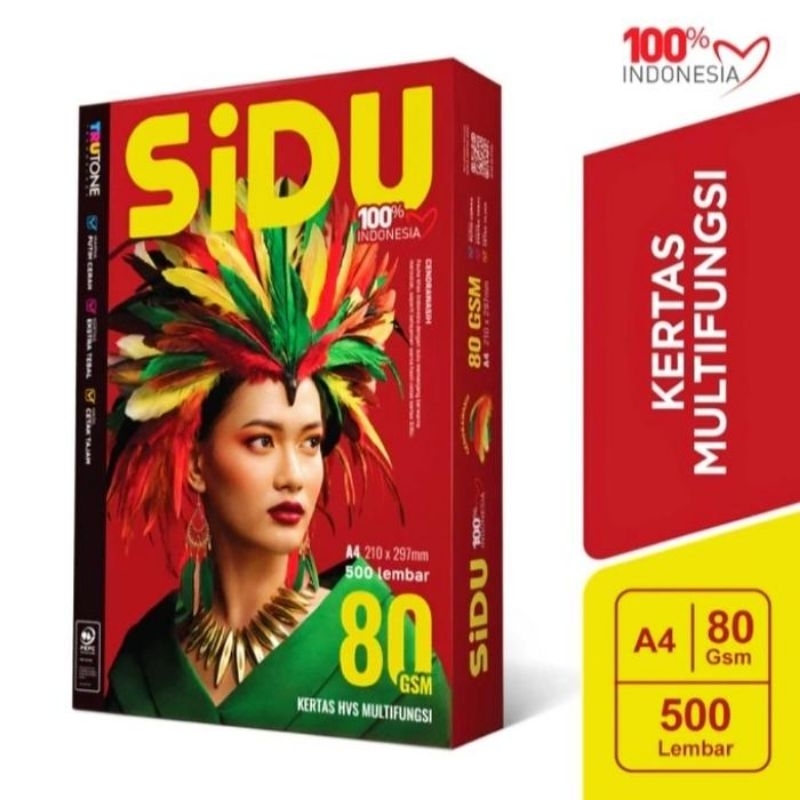 

Kertas HVS Sidu 80gsm 200lembar