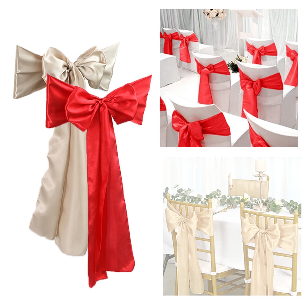 

Pita kursi organza / Wedding Dekorasi Kursi Kain / kupu Hotel Pita Organdi 17*275cm