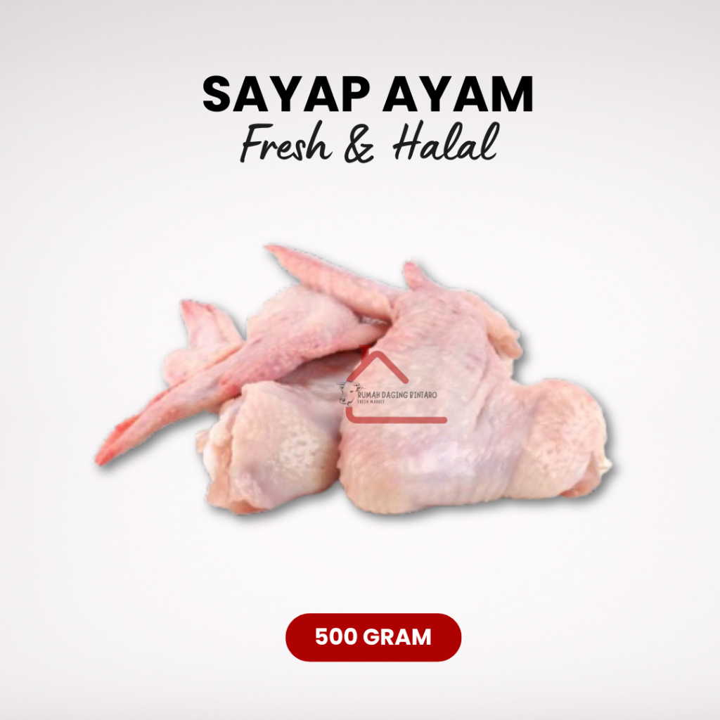 

Sayap Ayam Utuh / Whole Chicken WIngs Fresh Halal 500gr Tangerang Selatan