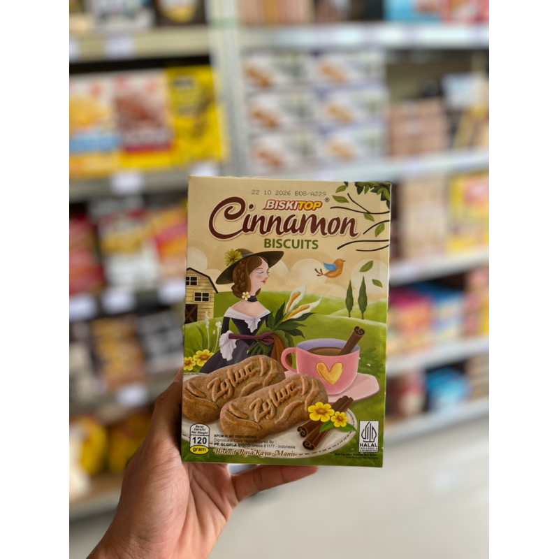 

biskitop cinnamon biscuit 120gr 1 karton