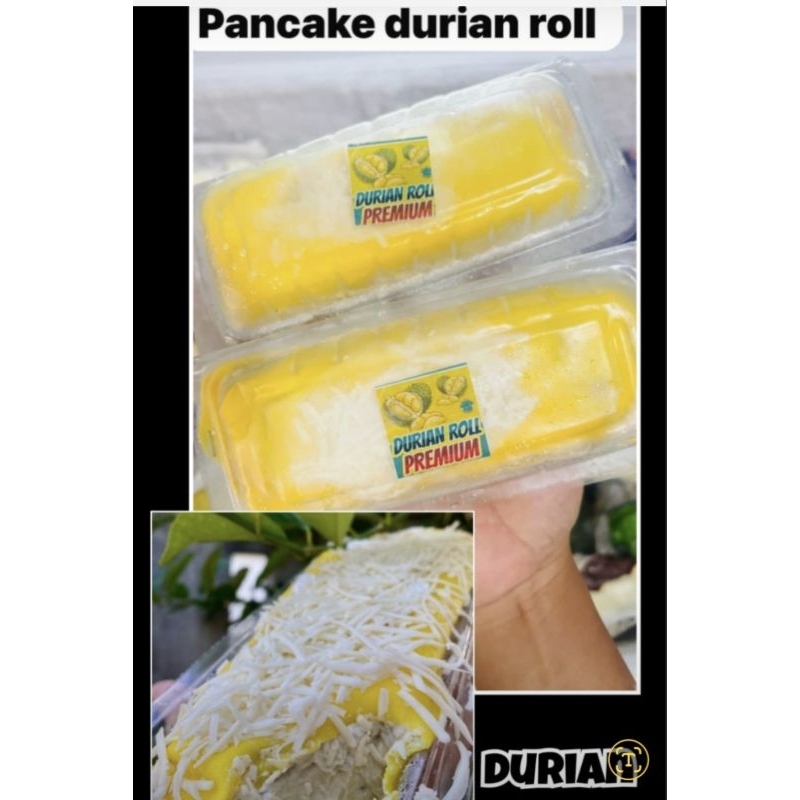

pancake durian roll