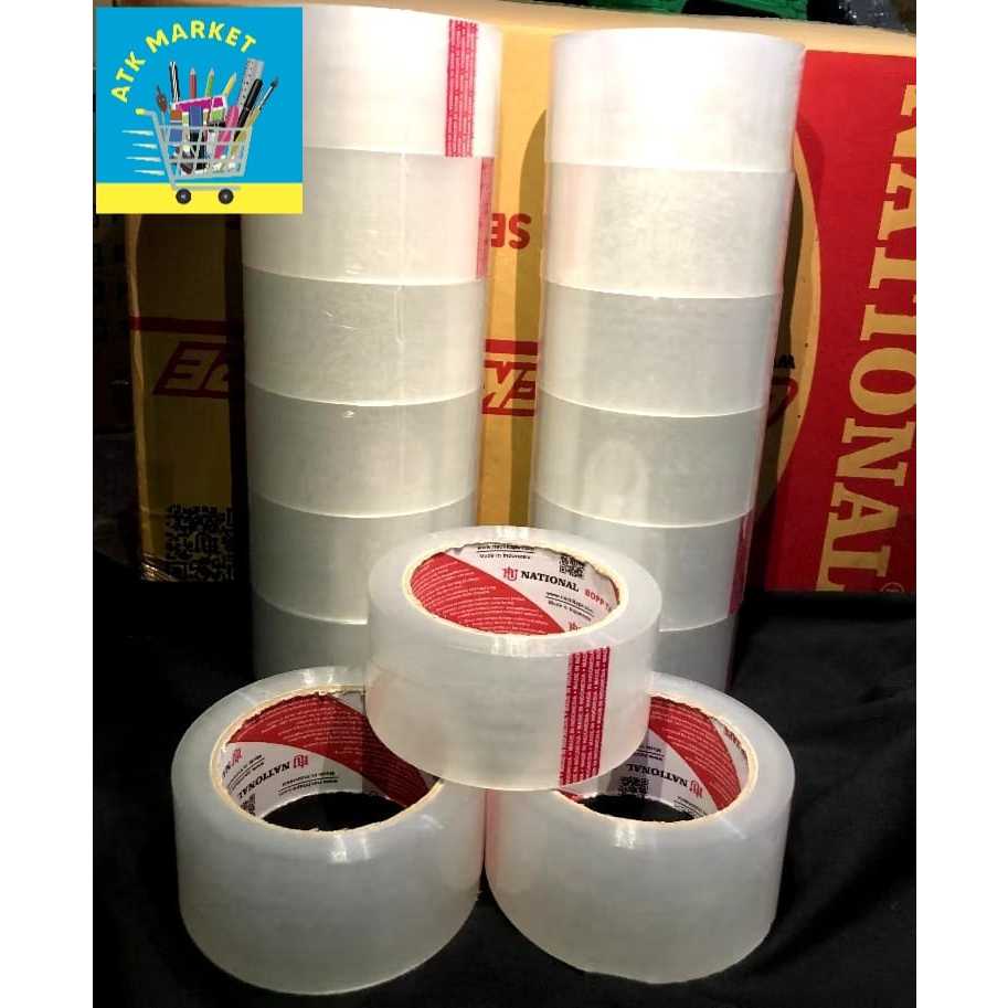 

(bening) Lakban Tape 48mm / Isolasi Bening Murah Kuat Tahan Lama 48x100yard
