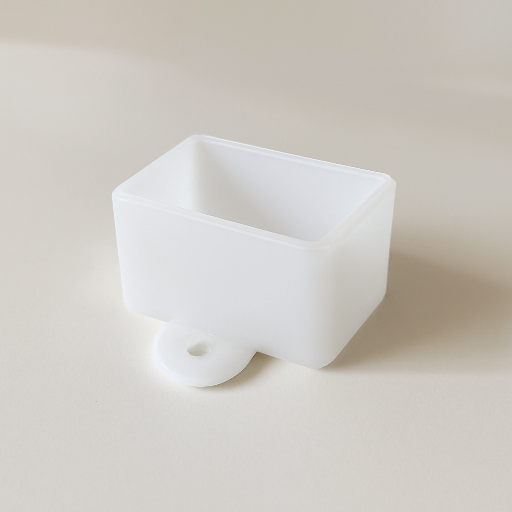 Tutup Rel Gorden Aluminium Kotak | Endcup Batang Gorden Aluminium Petak | Penutup Rel Gorden Alma