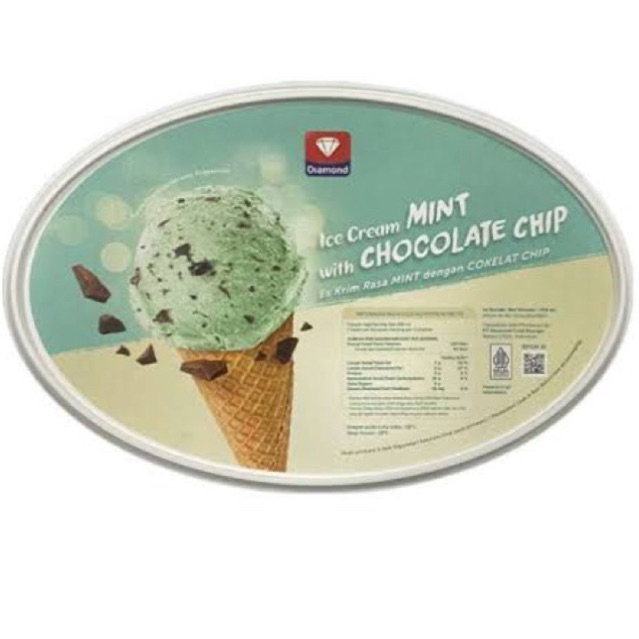 

diamond es cream 700ml chocolate mint - diamond es krim mint chocolate 700ml