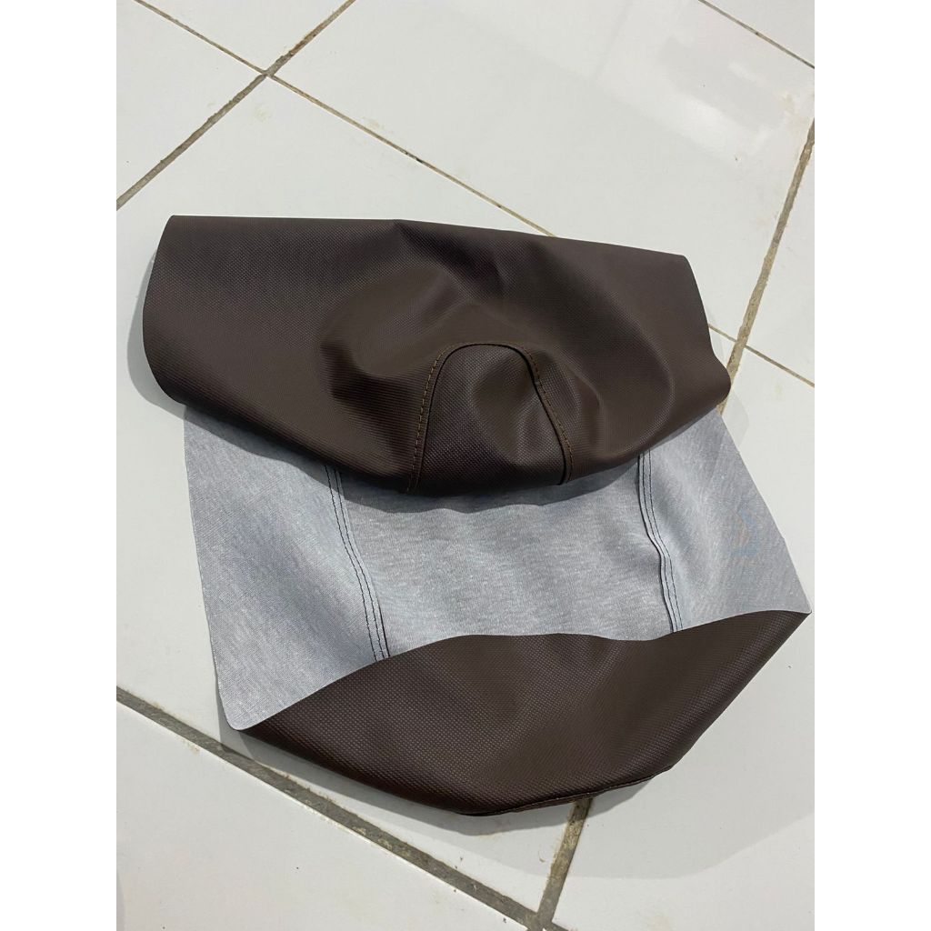 Kulit jok scoopy kulit jok motor honda jok scoopy cover jok scoopy WARNA COKLAT