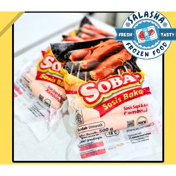 

SOBAT sosis bakar jumbo 500gr isi 7