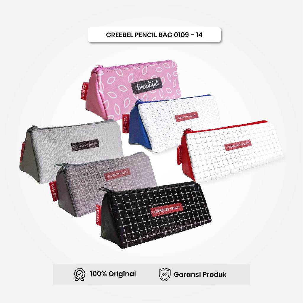 

GREEBEL Tempat Pensil (Pencil Bag 0109- 14) / Kotak Pensil / Pencil Case / Pensil Bag