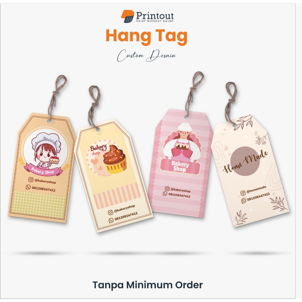 

HANG TAG CUSTOM – CETAK LABEL GANTUNG UNTUK PRODUK BISNISMU | PRINTOUR ID