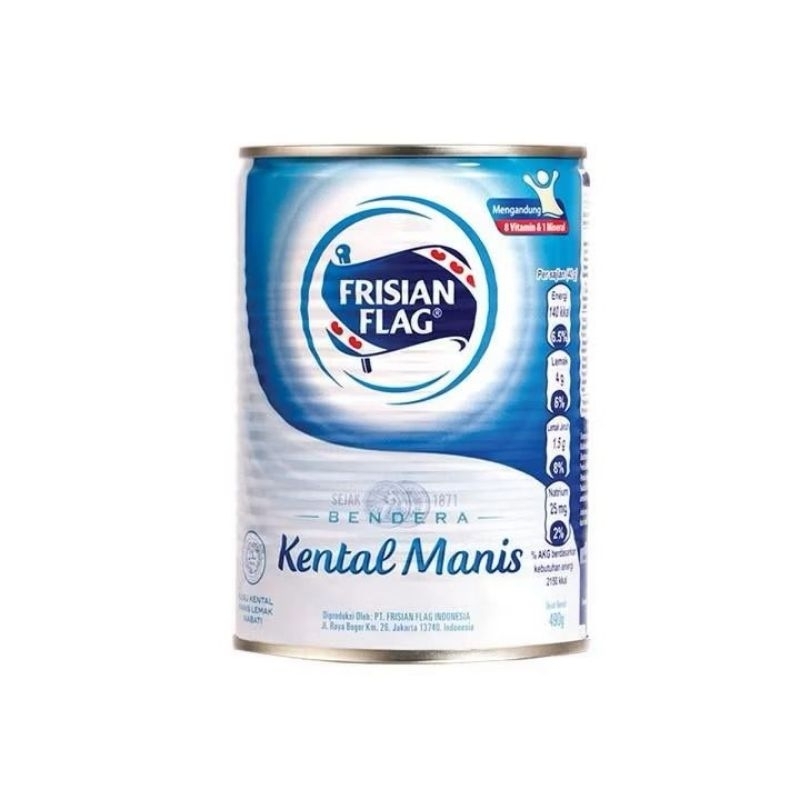 

Frisian Flag Susu Kental Manis 490 gram