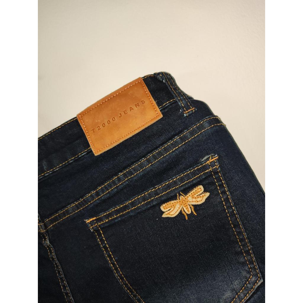 [PRELOVED] T2000 Jeans Dark Blue Washed Denim Skort (Short Skirt) - Rok-Celana Denim Biru Gelap Wash