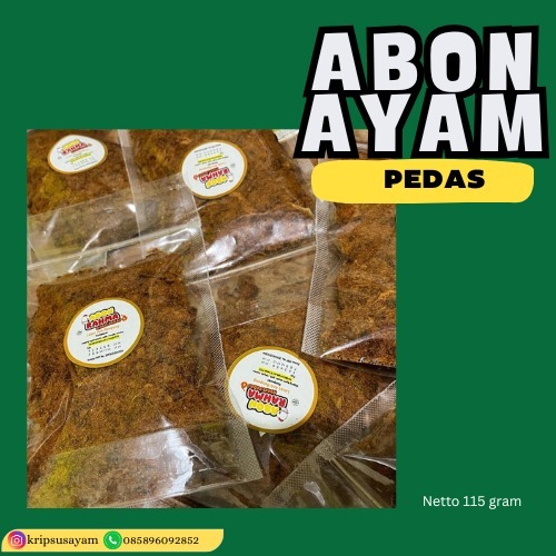 

KUALITAS TERBAIK 100% DAGING PILIHAN | Abon Rasa Ayam Pedas