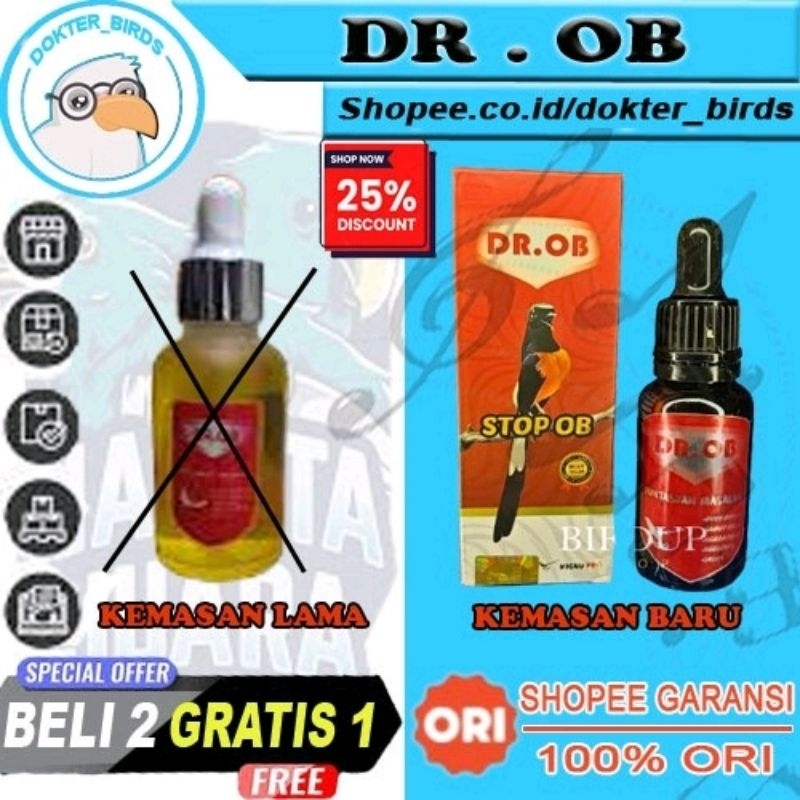 DR.OB  Vitamin Burung Murai Batu Mengatasi OB Over Birahi, Ngelowo Dan Lainya