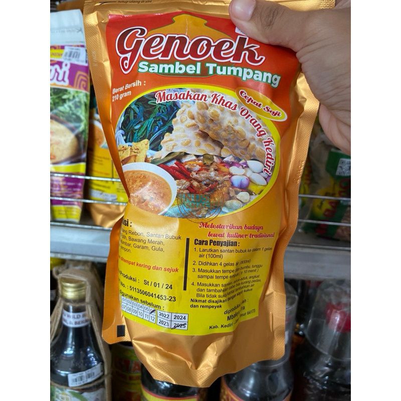 

Sambel Tumpang Instan Berat 210 Gram