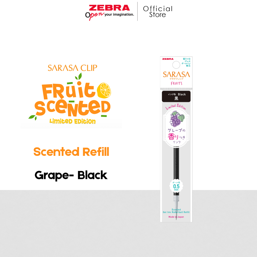 

Zebra Refill Sarasa Clip 0.5 mm RJF Fruit Scented
