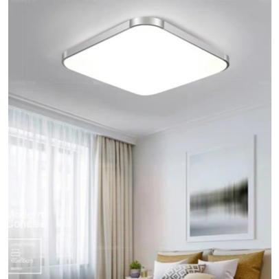 FDA ampu Plafon LED Modern Bentuk Kotak 36W 220V