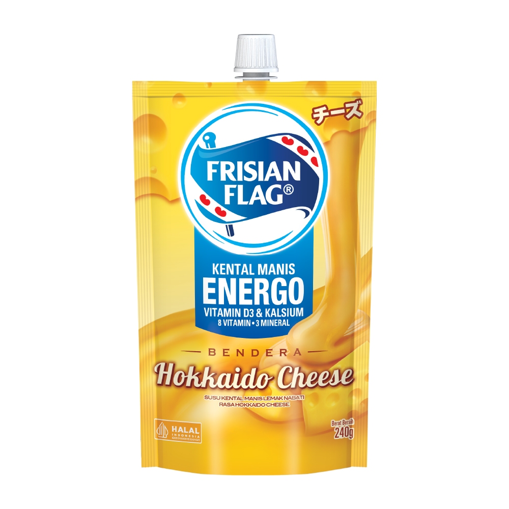 

Frisian Flag Pouch 260g Korean Strawberry & Hokkaido Cheese