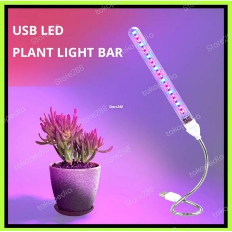 Lampu Growlight LED Tanaman Tumbuhan Indoor Full Color Spectrum Pengganti Sinar Matahari