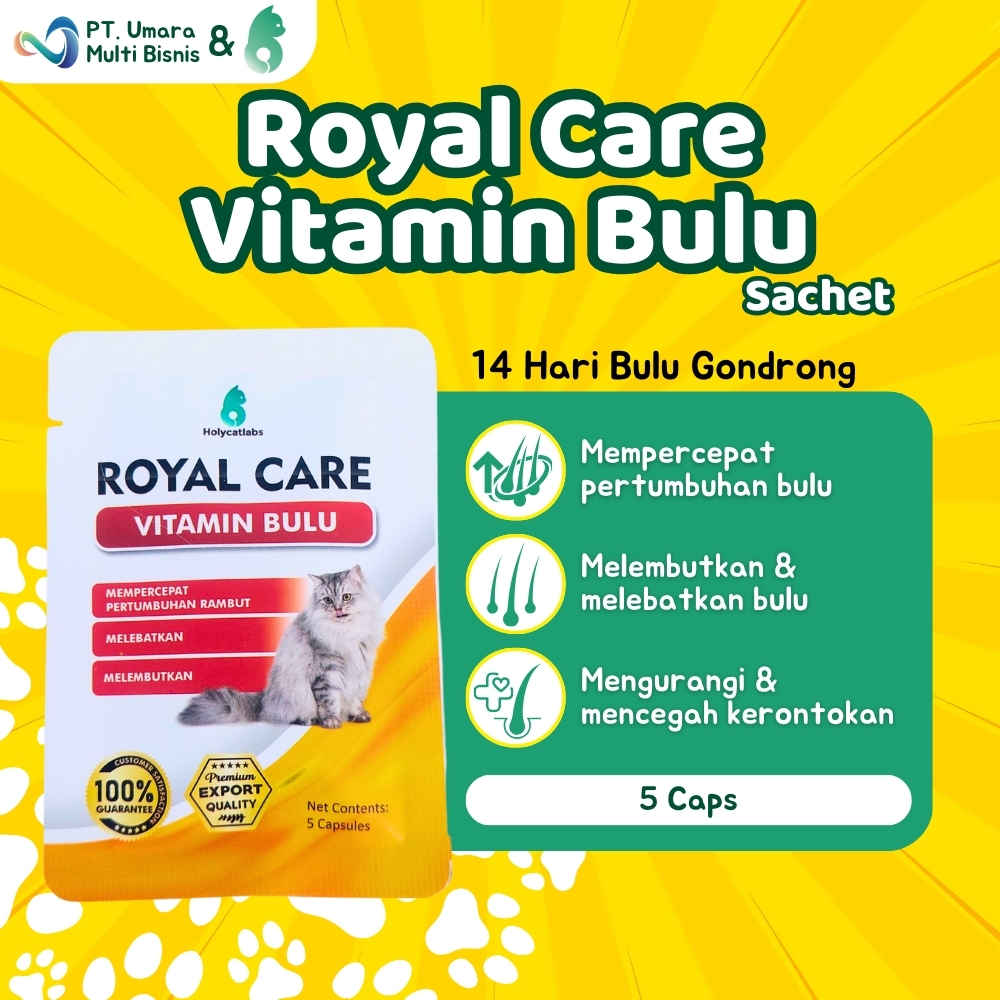 Vitamin Kucing | Vitamin Bulu Kucing | ROYAL CARE VITAMIN BULU
