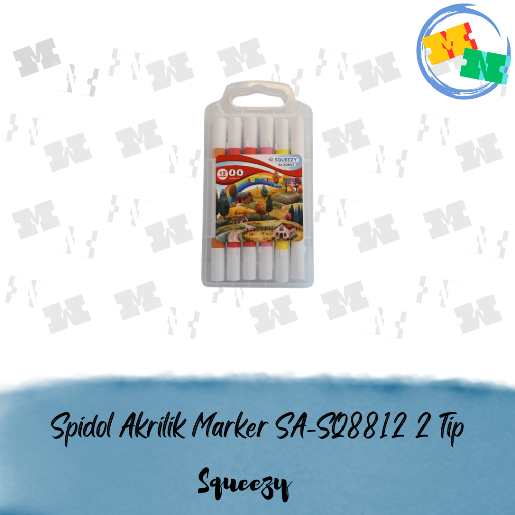 

Squeezy Spidol Akrilik Marker SA-SQ8812 2 Tip