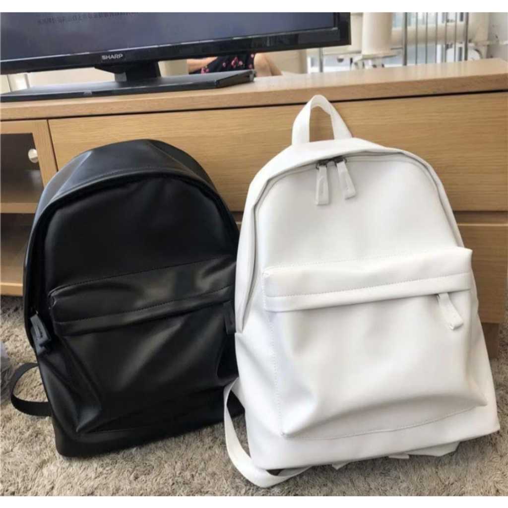 TAS RANSEL KULIT IMPORT PRIA & WANITA - BACKPACK PREMIUM QUALITY - . Tas Punggung Pria & Wanita